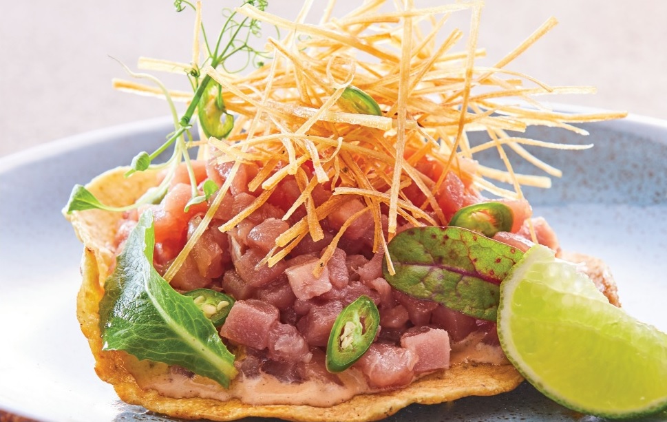 tostadas de atún