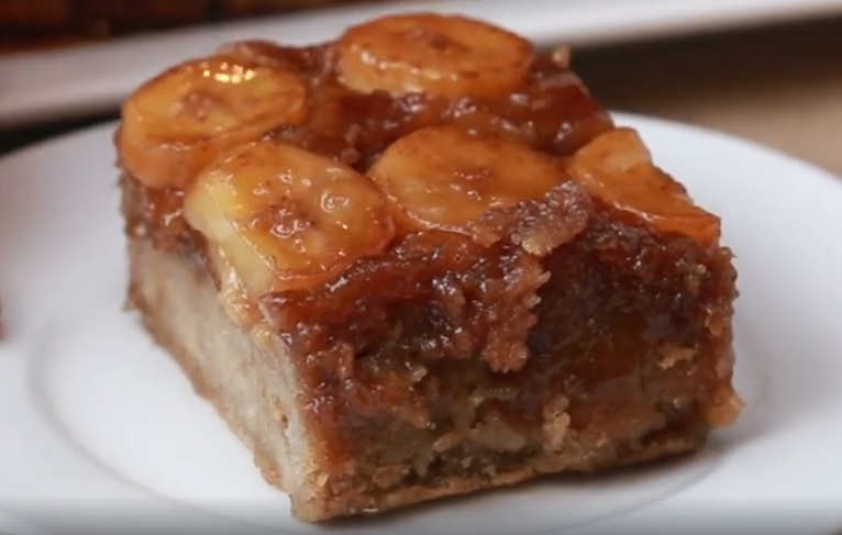 Receta de volteado de plátano, ¡buenísimo!