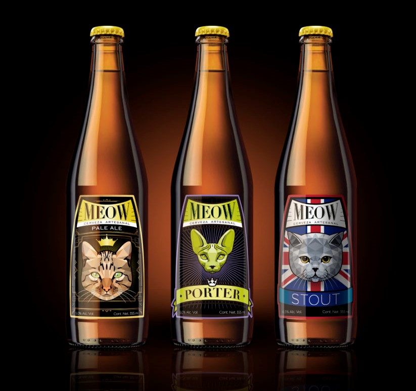 Cerveza meow día del gato