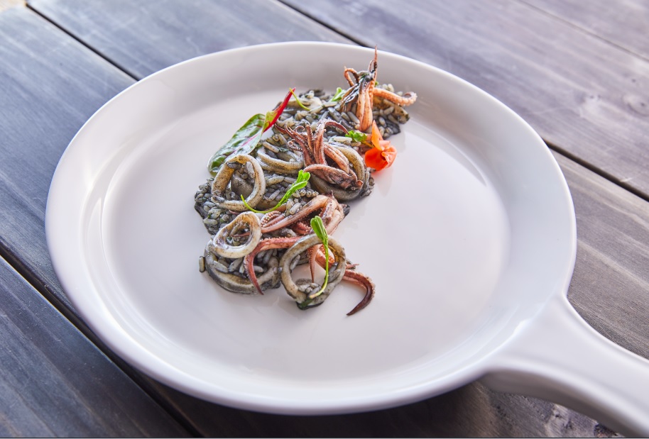 Prepara esta increíble receta de arroz negro con calamar del chef Aquiles Chávez