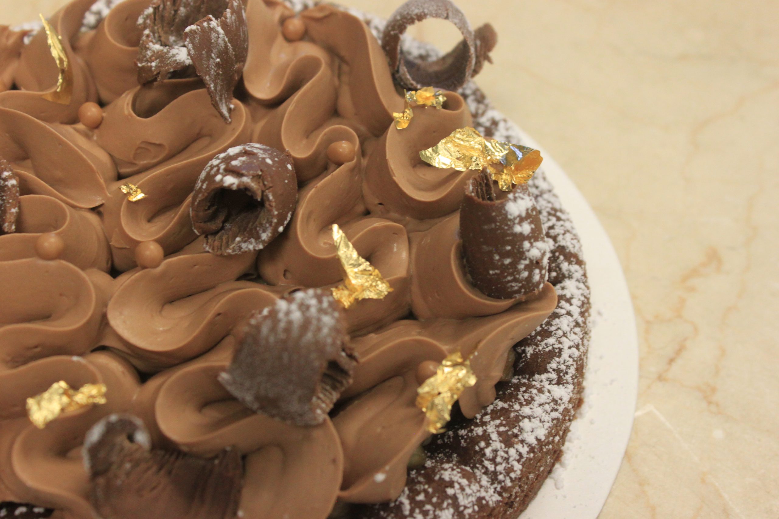 Pastelería francesa: receta de tarta de chocolate y plátano