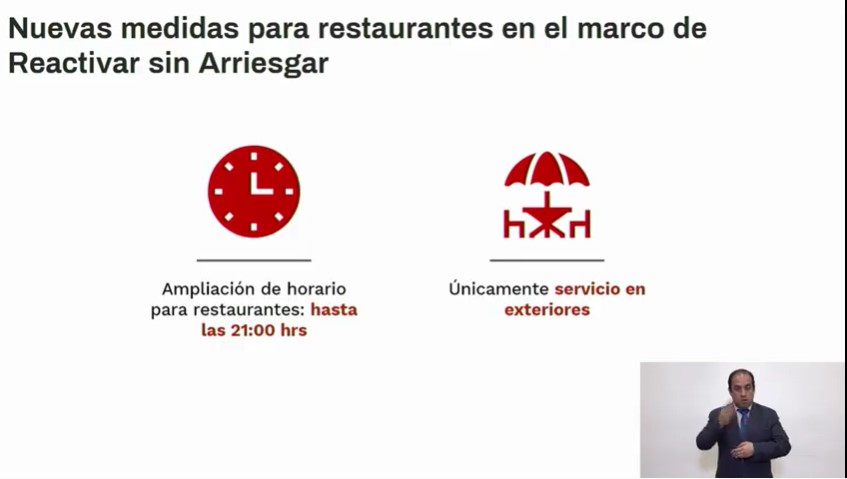 A partir del 8 de febrero se extiende horarios de servicio en restaurantes