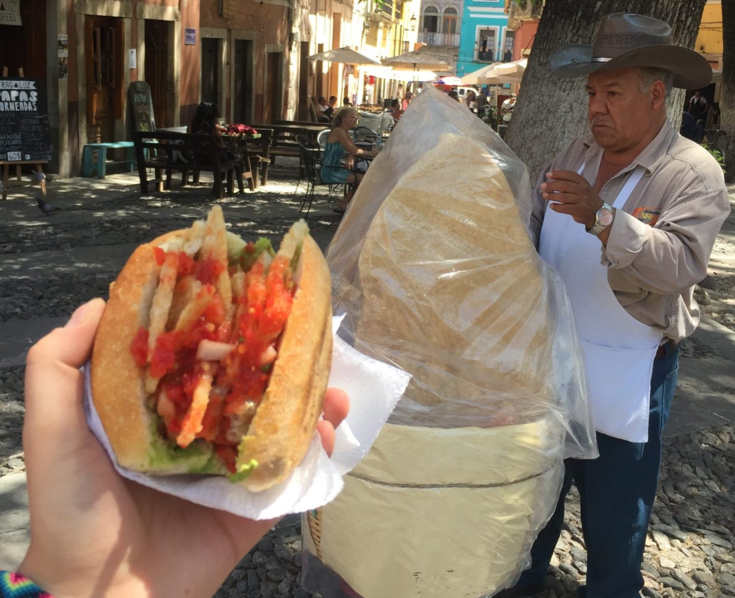 Guacamayas, las protagonistas de la comida callejera en Guanajuato
