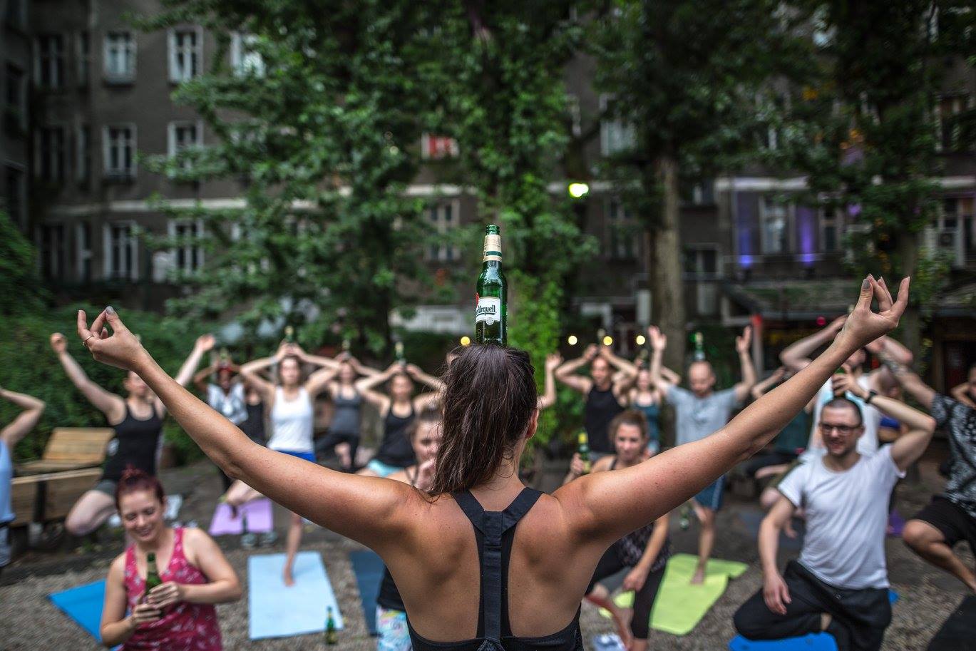 beer yoga