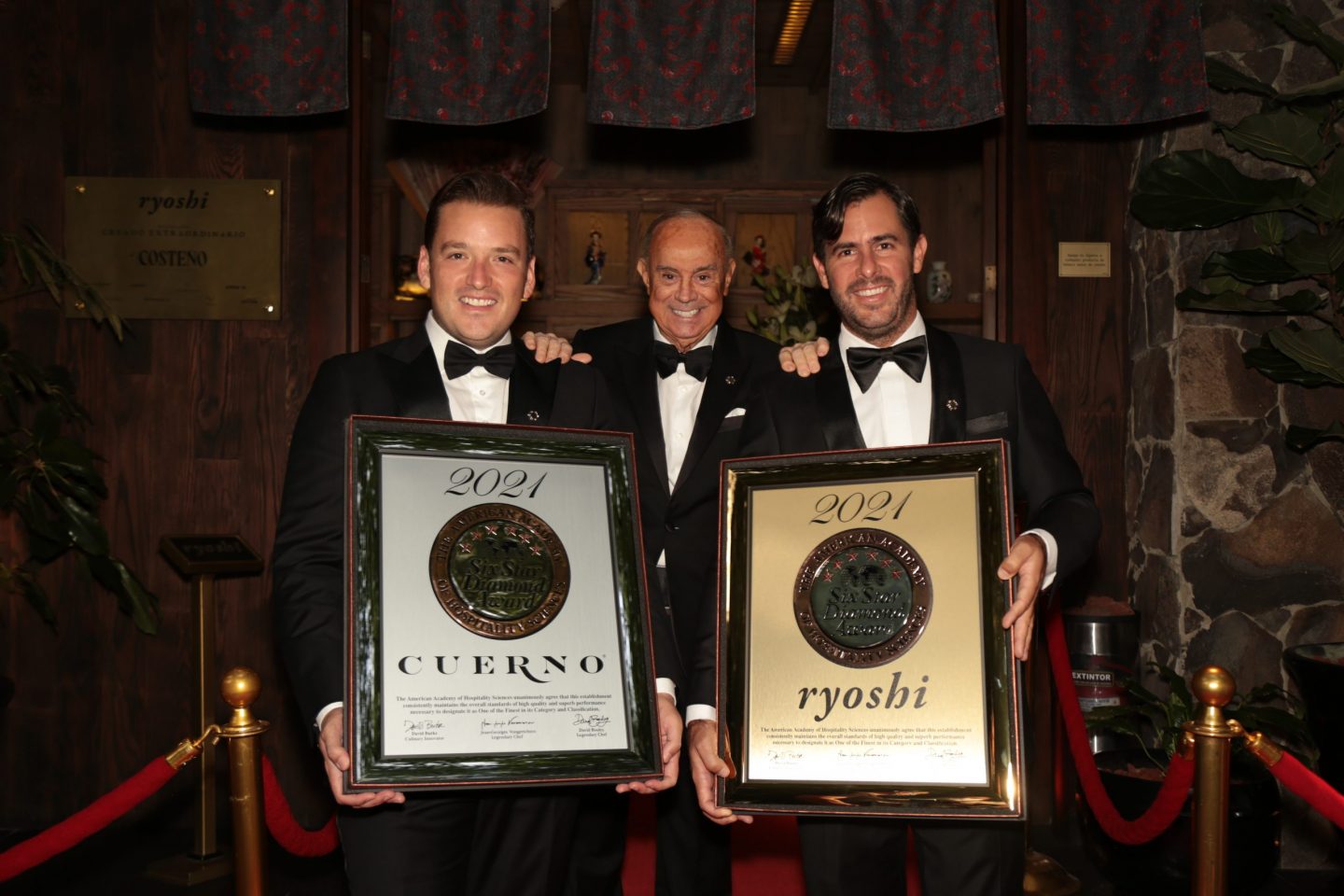 Dos restaurantes en México son premiados con el Six Star Diamond Award