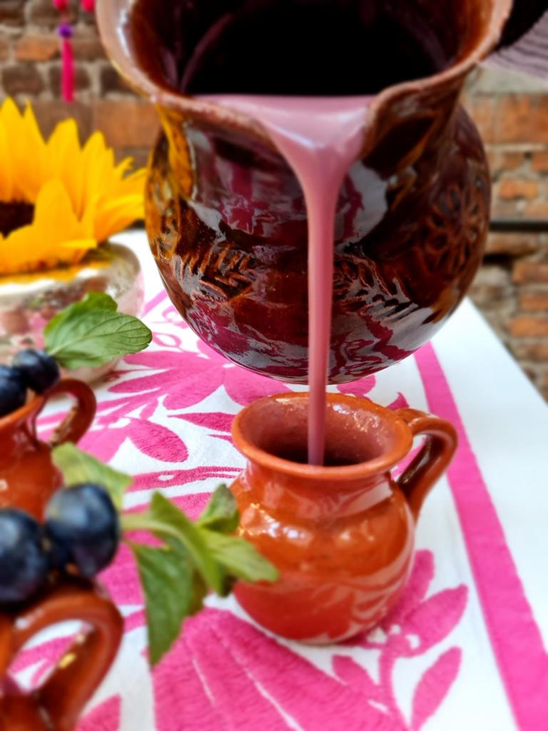 receta atole de zarzamora