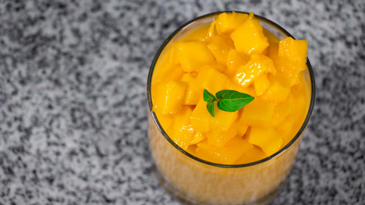 postre de mango