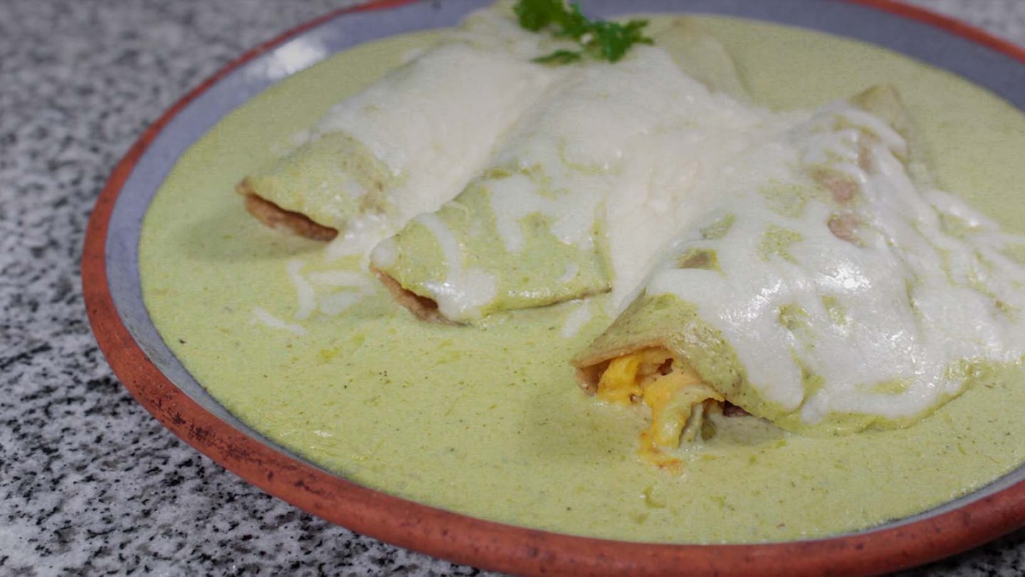 receta enchiladas suizas