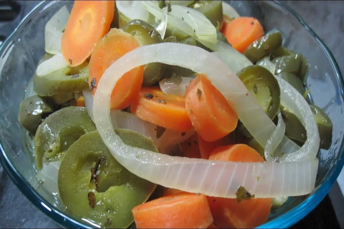 Receta de rajas en vinagre caseras