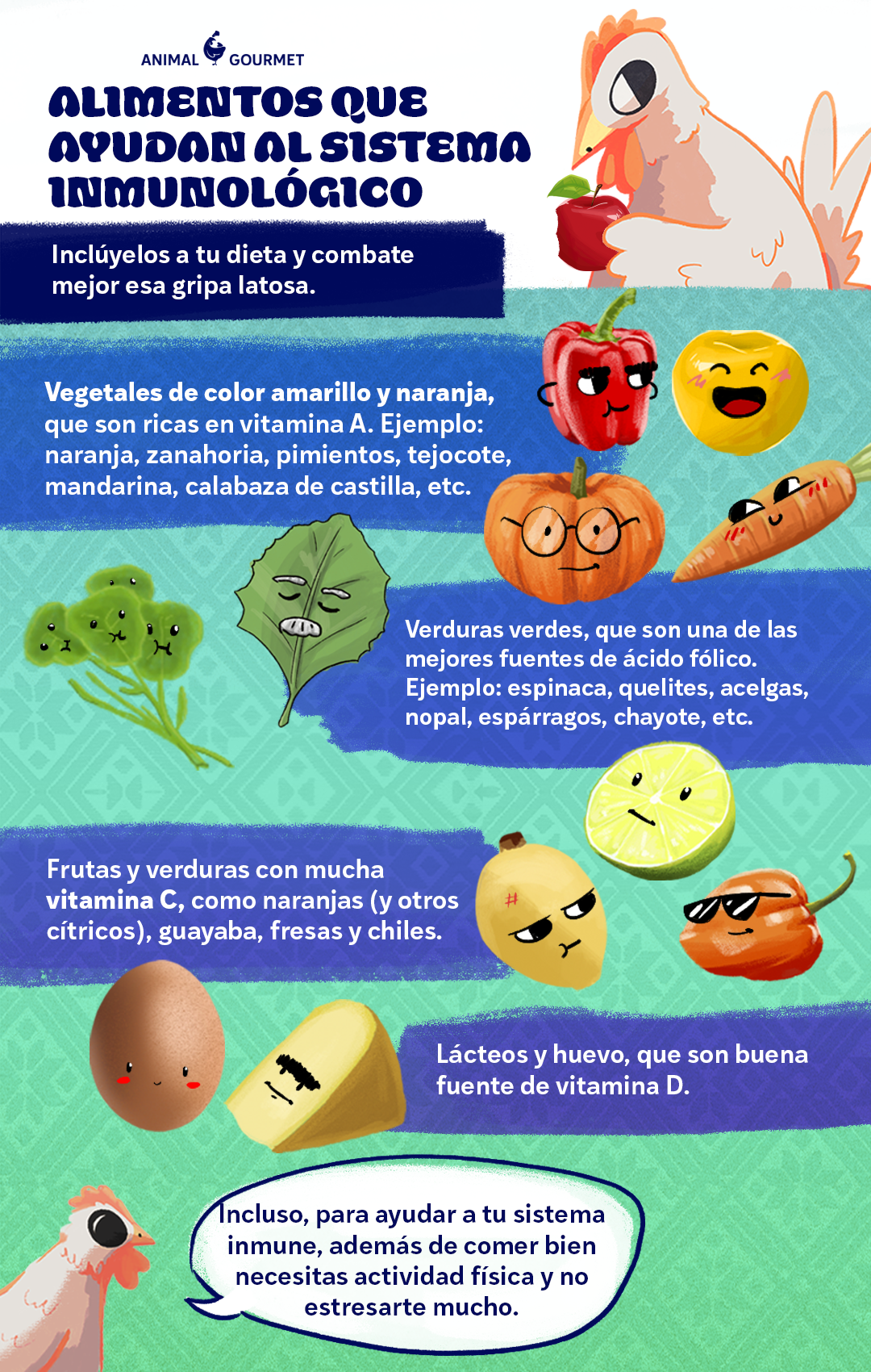 Alimentos contra la gripa