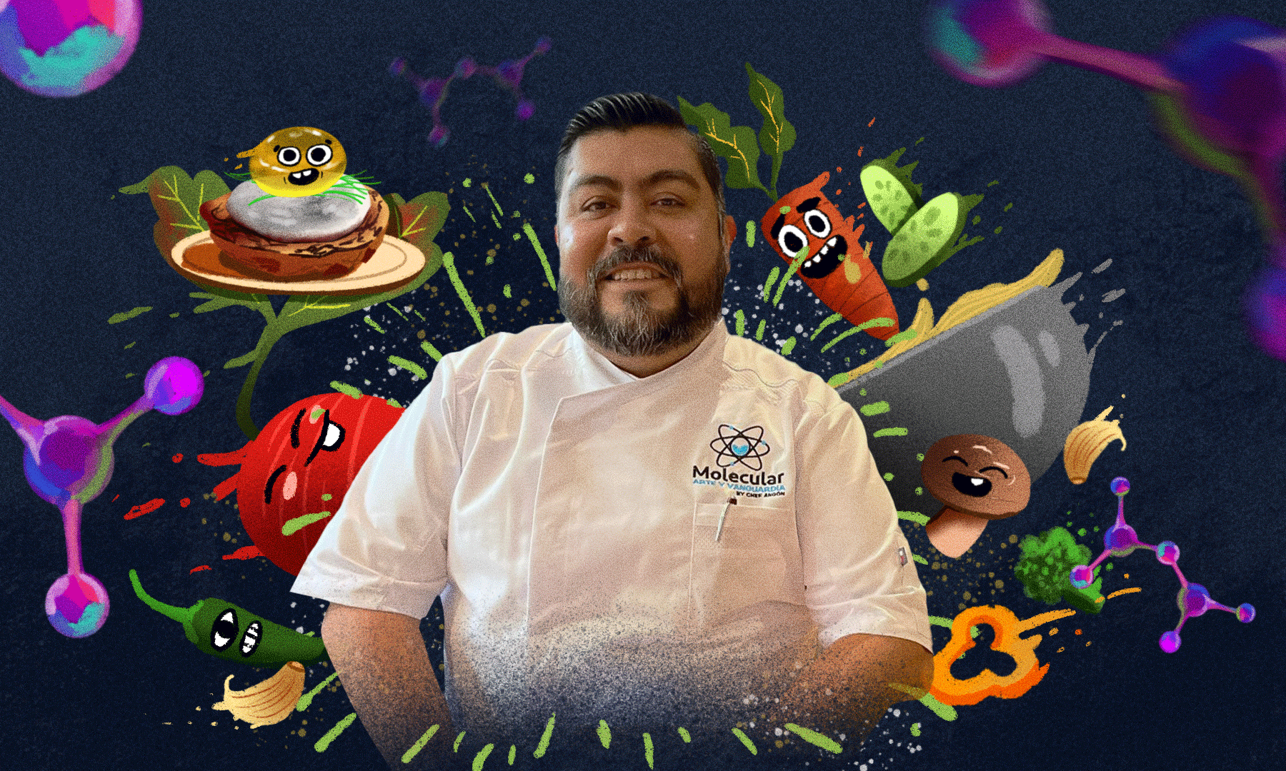 Repostería molecular_ chef René Angón