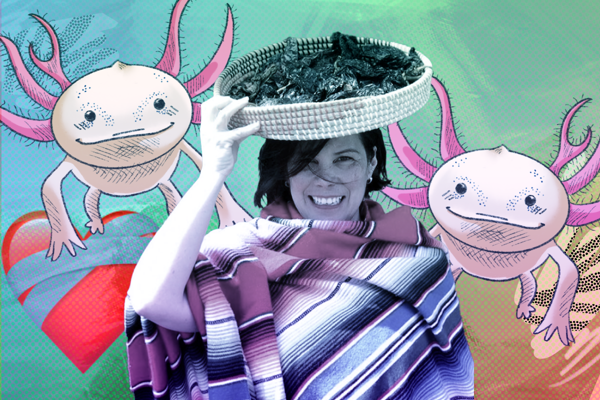 Las creaciones veganas de la chef Audry buscan preservar al ajolote mexicano