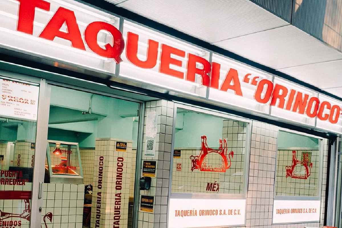 Exterior de la Taquería Orinoco.