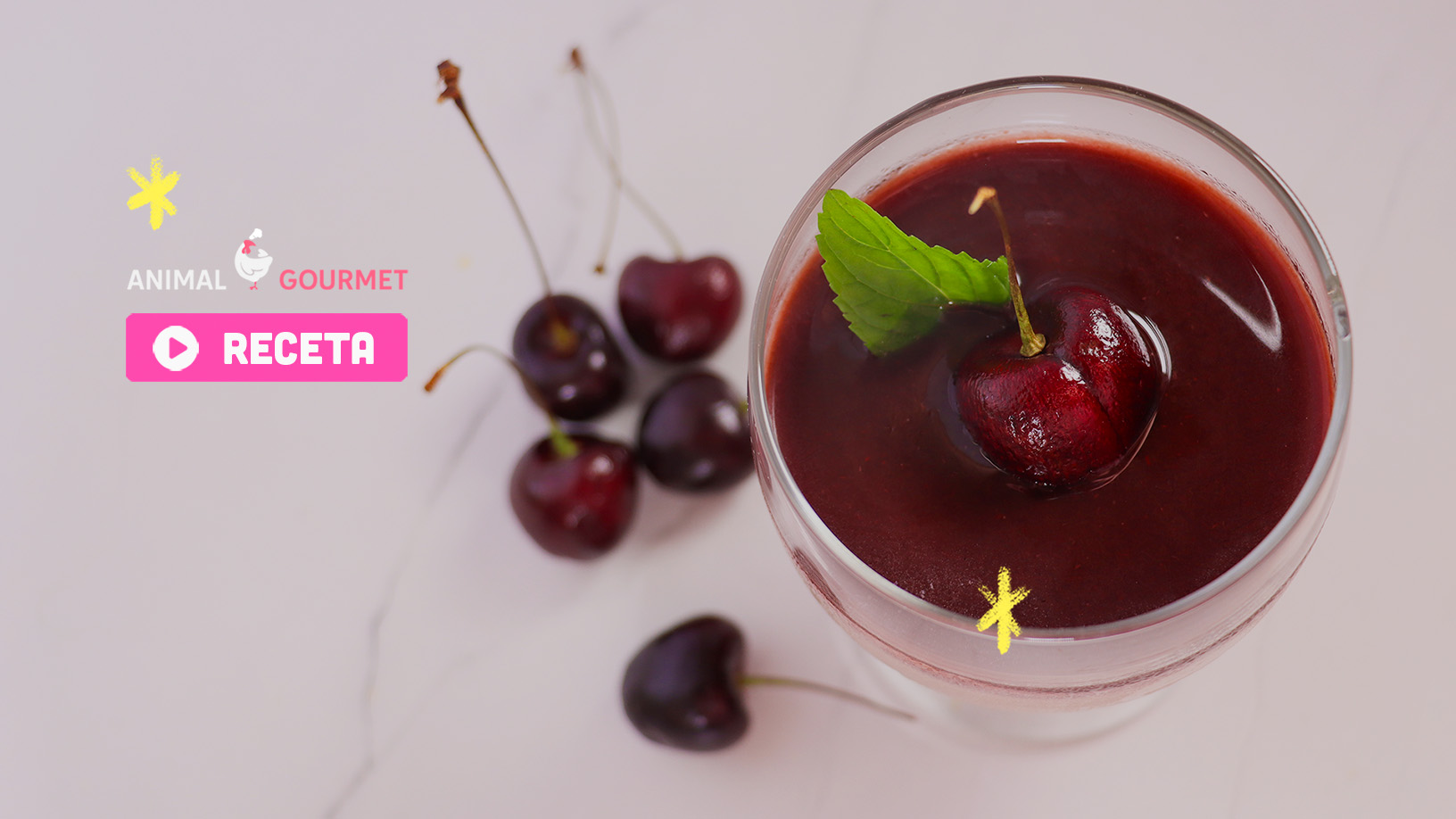 Receta para preparar Mousse de Cereza