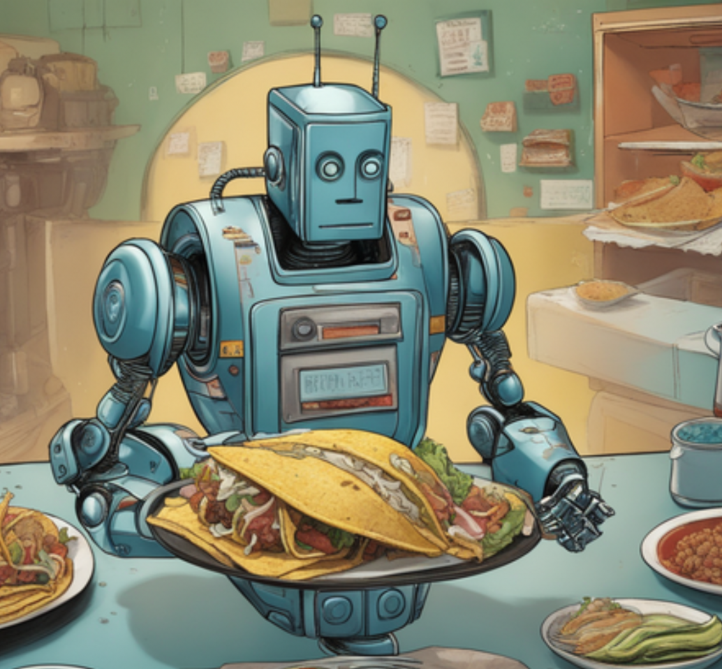 ChatGPT cocinando, la inteligencia artificial ha llegado a las cocinas.