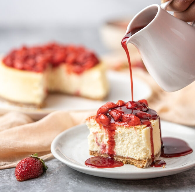 Cheesecake tradicional al horno, estilo New York. La receta icónica y deliciosa que todos tienen que saber
