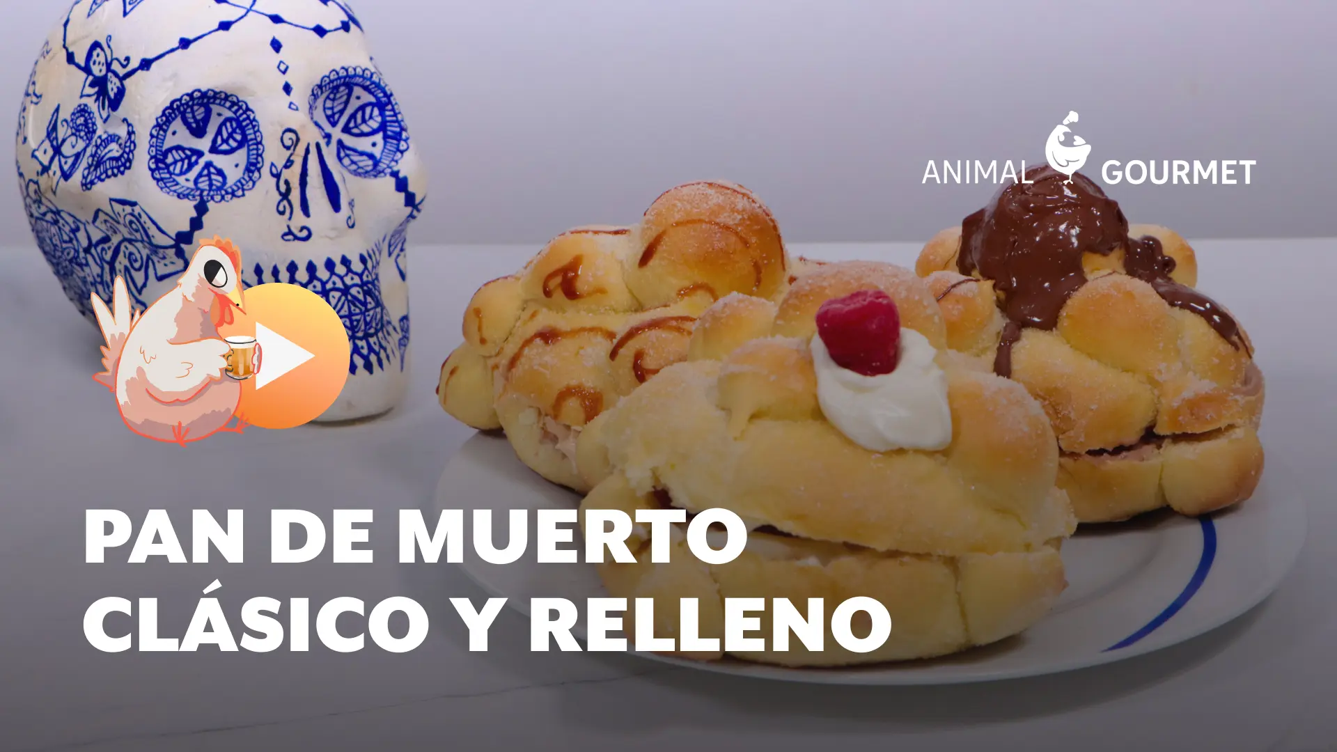 Receta de pan de muerto tradicional y relleno, video