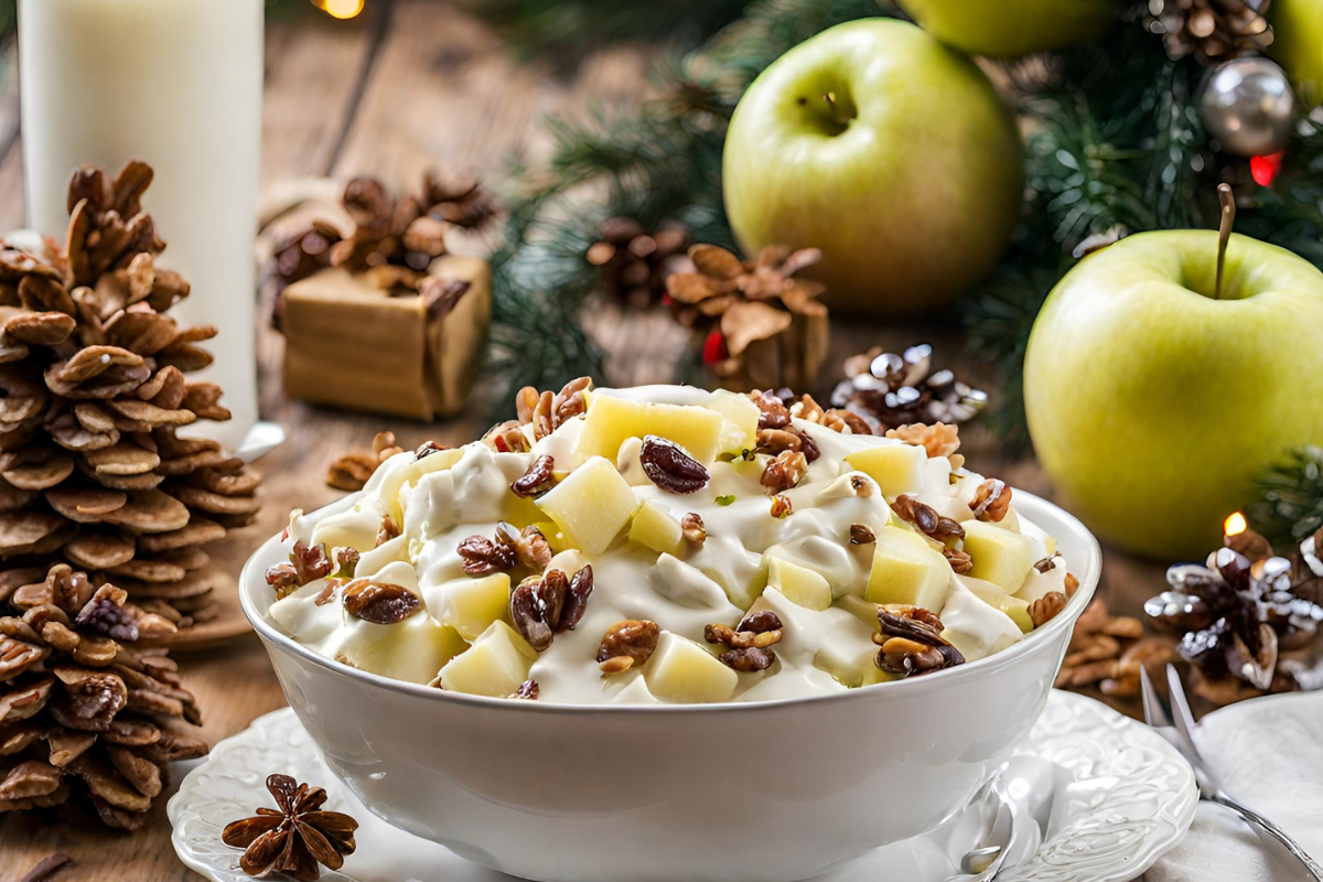Cómo hacer Ensalada de manzana: un popurrí dulce tradicional de Navidad