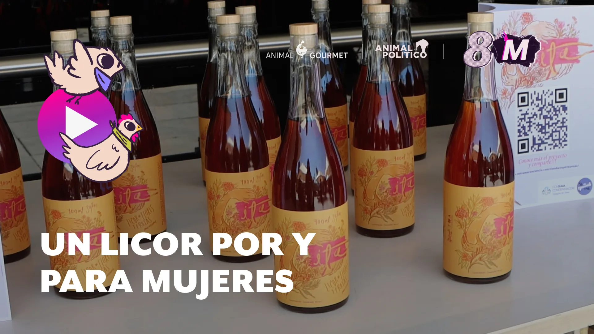 Mujeres mexicanas se unen para producir un licor con causa