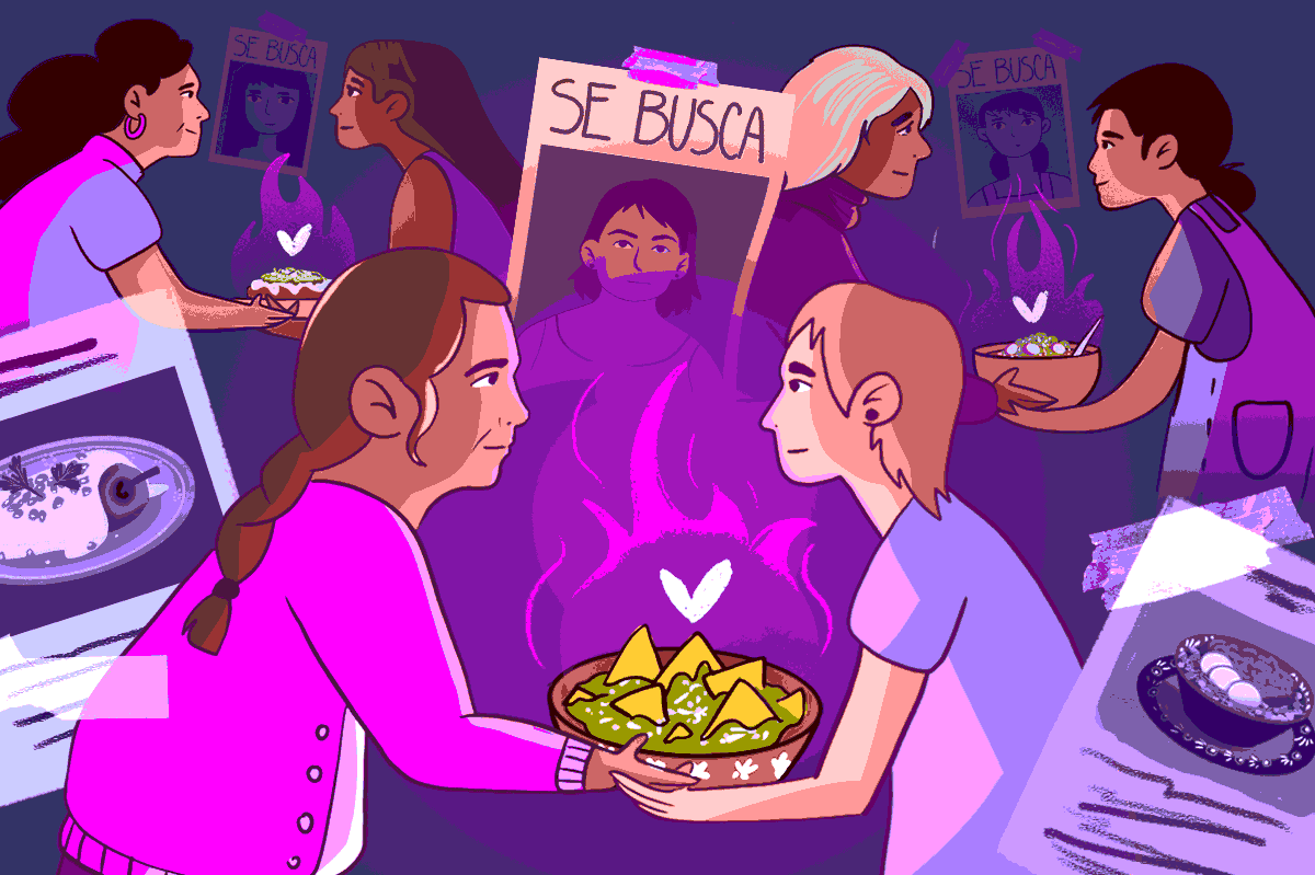 Madres buscadoras cocinan como un acto de resiliencia a través del Recetario para la Memoria