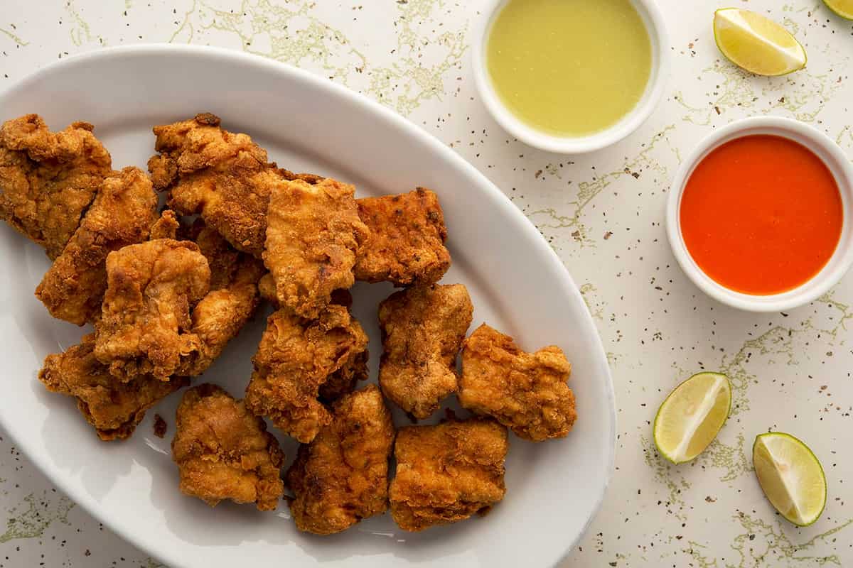 cómo hacer chicharrón de pescado, una botana crujiente por fuera y jugosa por dentro