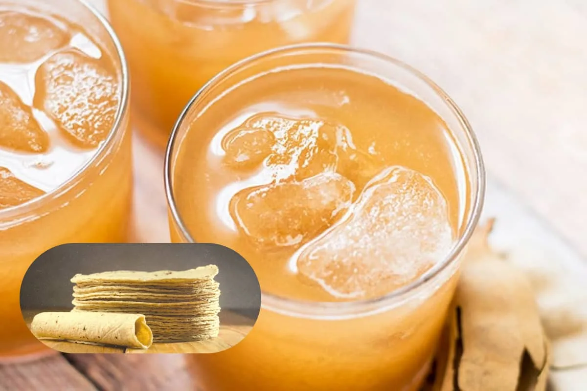 Agua de tortilla, una forma nutritiva de mantenerse hidratado