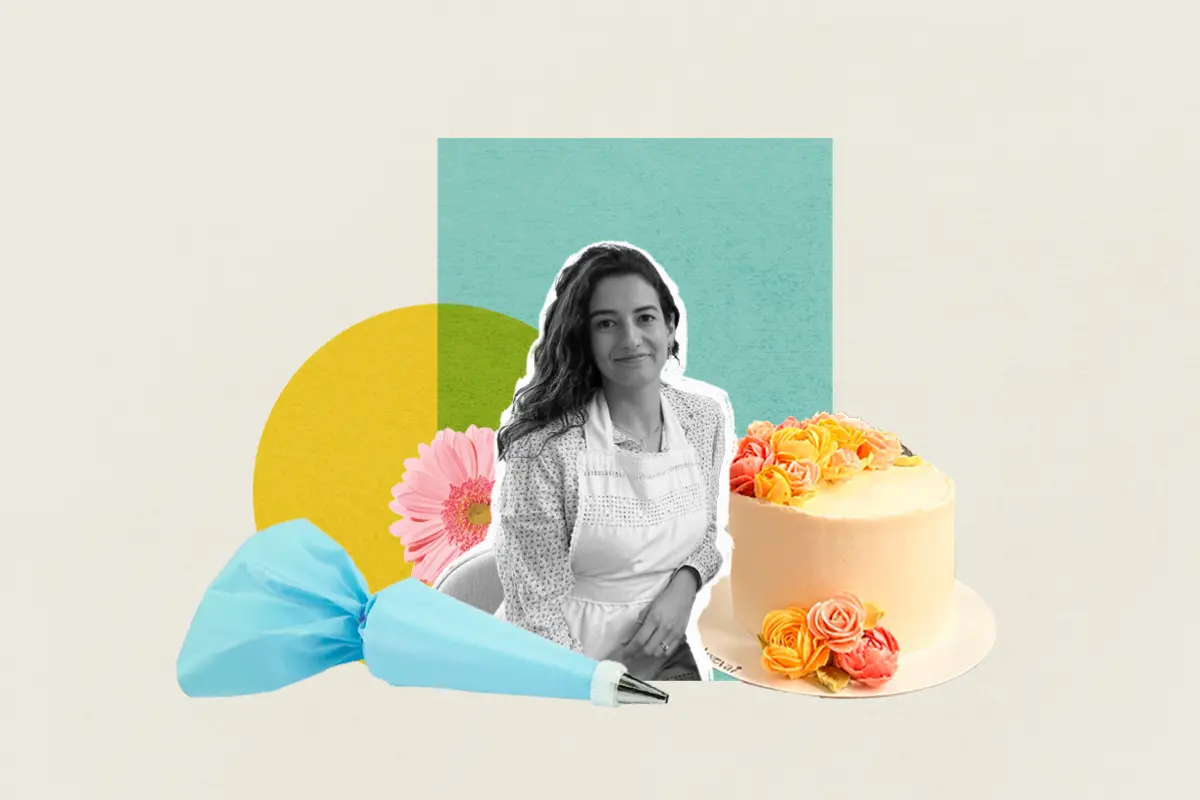 Anaeva es un proyecto de pasteles y cupcakes florales con buttercream.