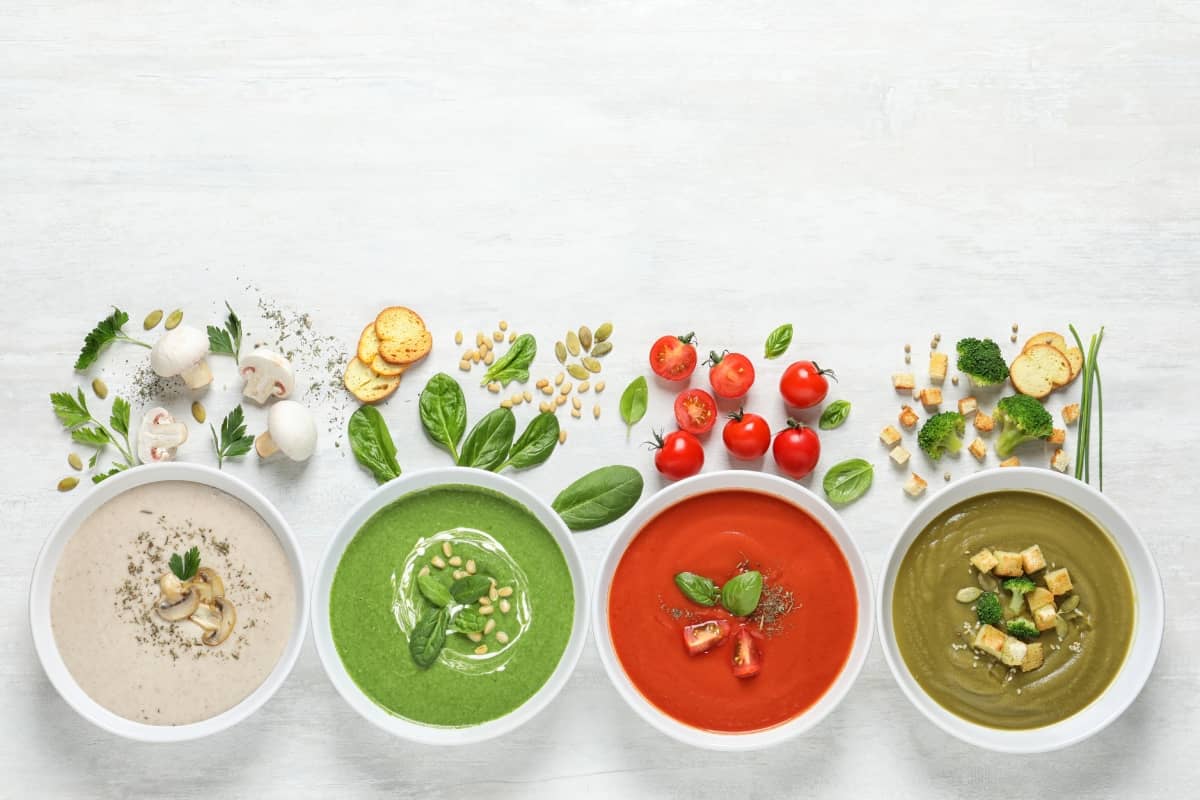 ¡Ahorra tiempo! Recetas de cremas de verduras (con y sin lácteos)