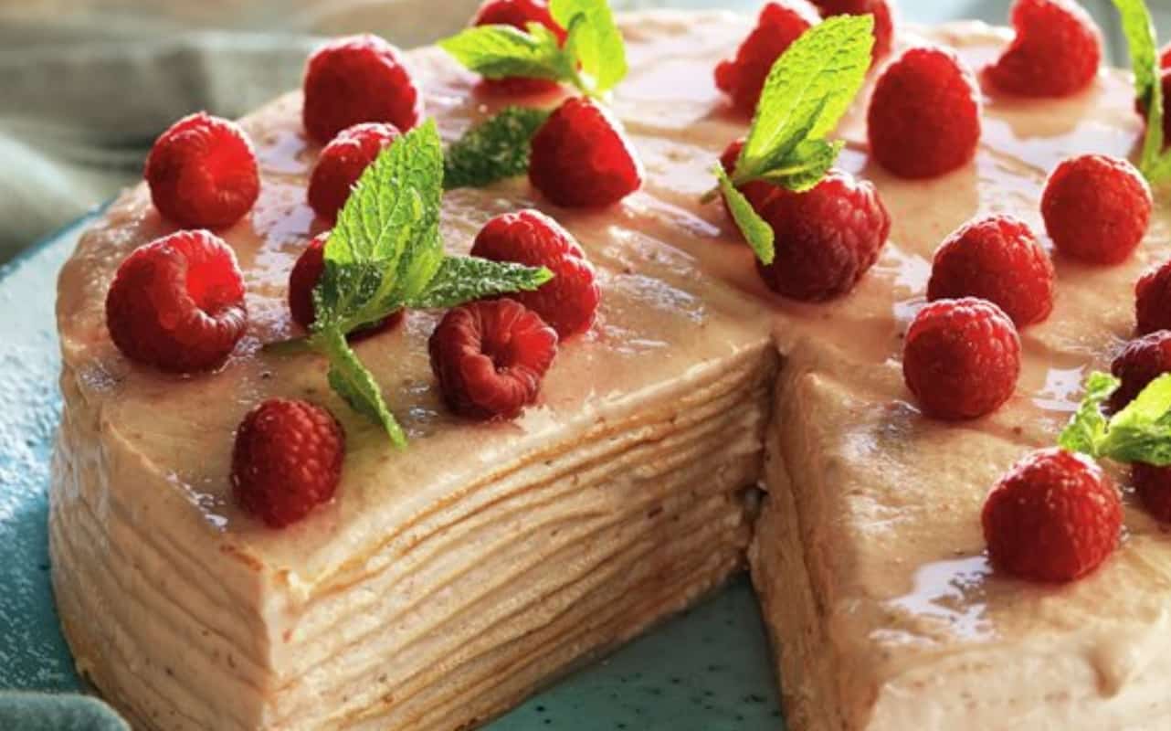 Receta pastel de crepas.