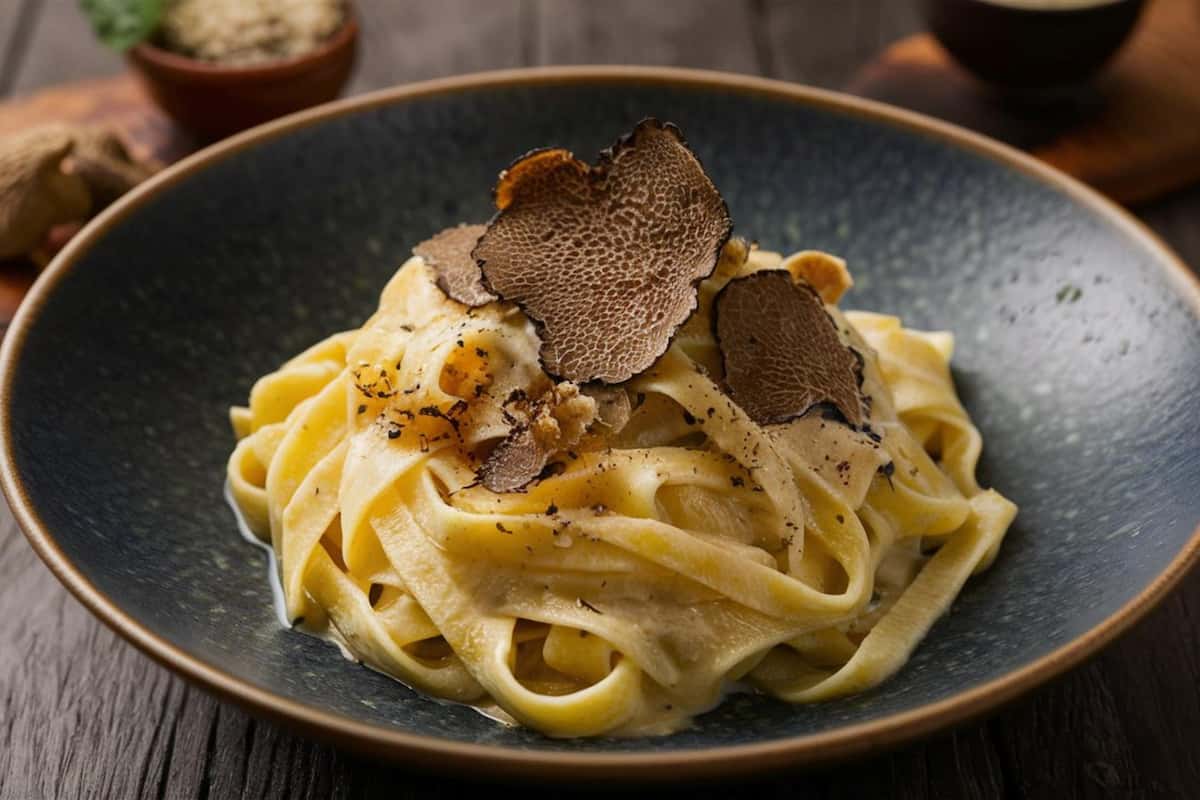 Tagliatelle al tartufo: una receta italiana sencilla de pasta con trufa