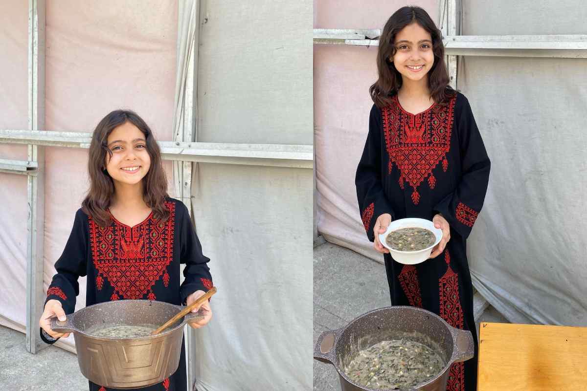 Joven palestina comparte videos de cocina en medio del genocidio israelí