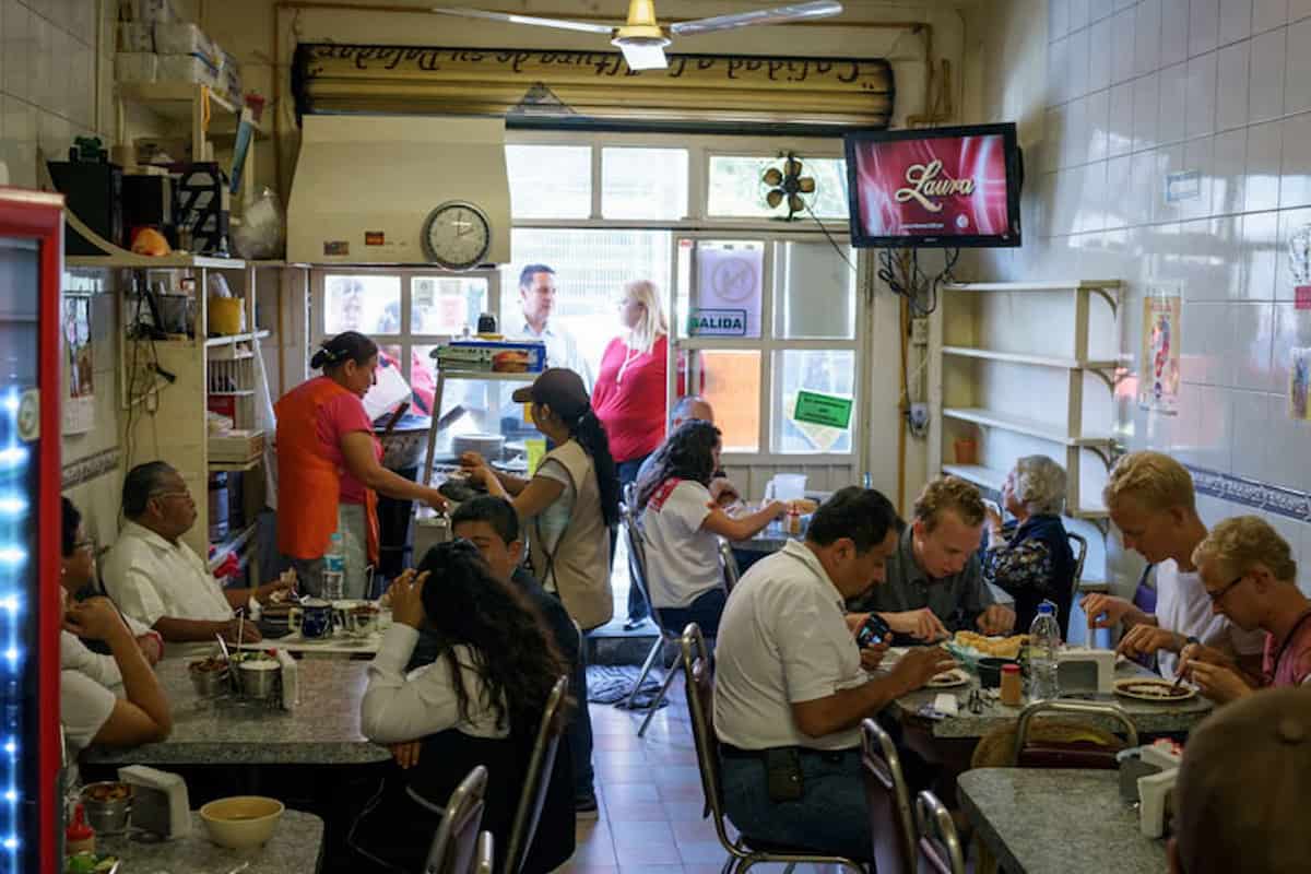 las fondas de la colonia del Valle de México