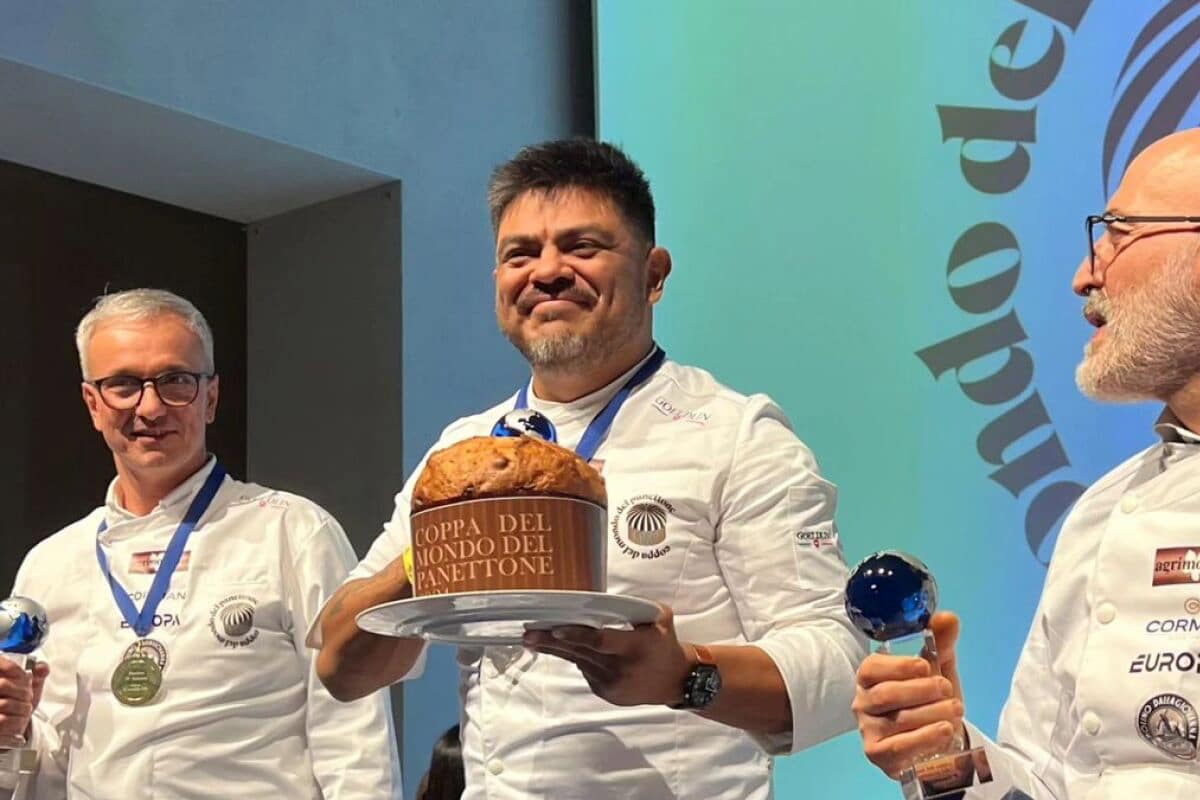 panadero mexicano gana la Copa del Mundo del Panettone 2024 y es la primera vez que gana un extranjero en la historia del concurso