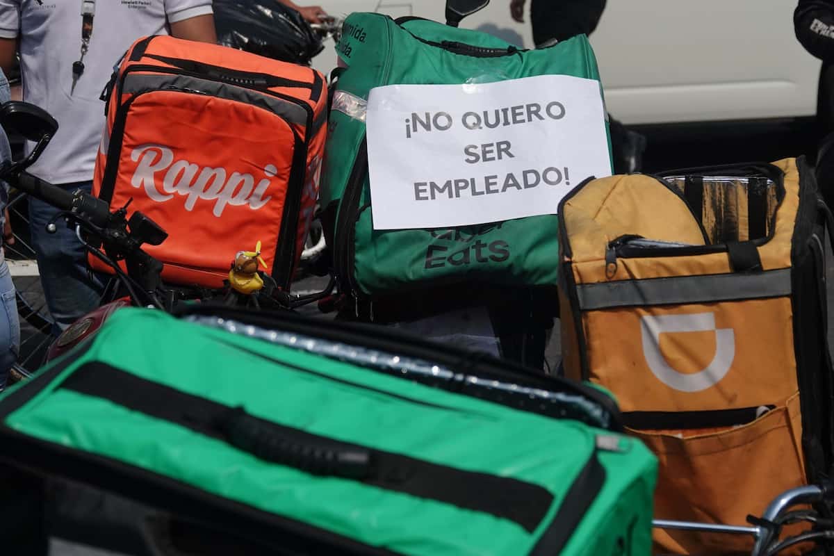 cuál es la problemática con los repartidores de comida en México