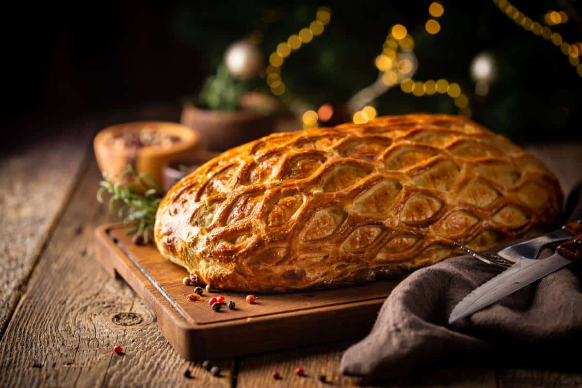 Prepara el tradicional Wellington pero con relleno de portobello un platillo para tu cena navideña