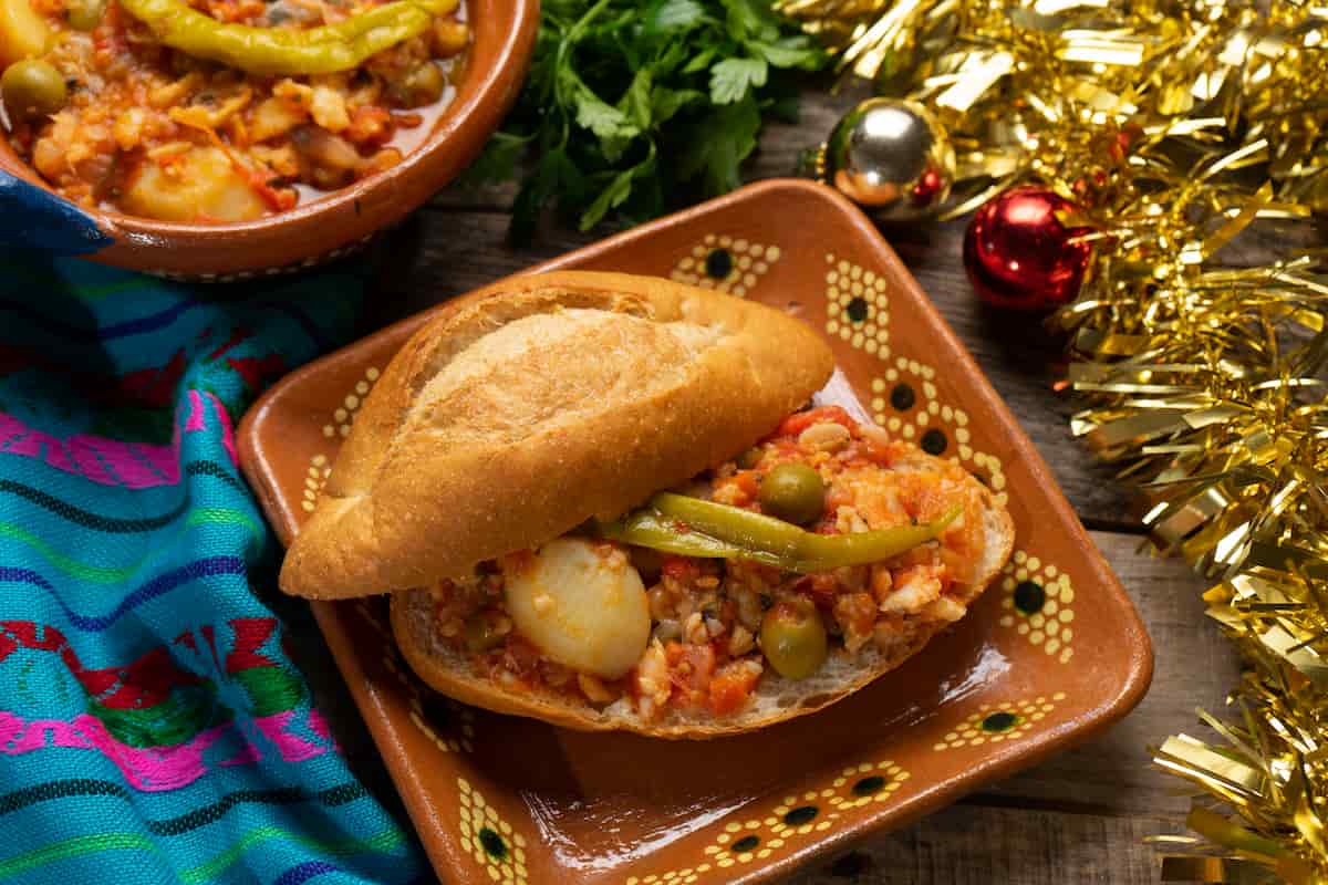 torta de bacalao durante el recalentado