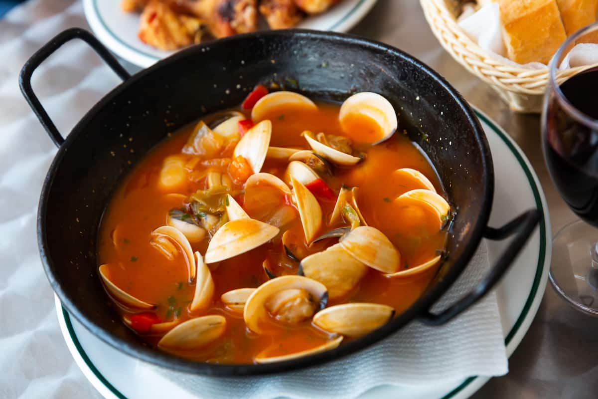 Almejas a la Marinera, receta casera que me enseñó la abuela