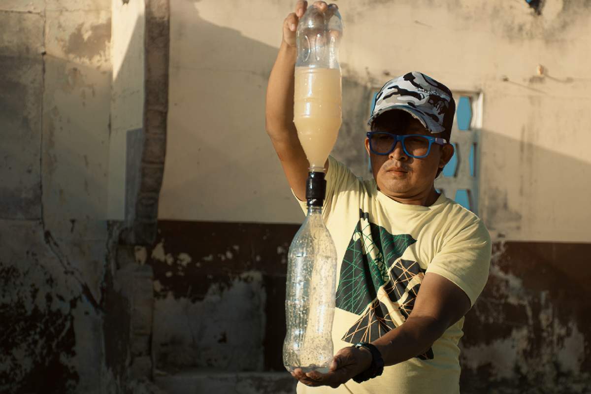 Existe un filtro de agua hecho a base de almidón de maíz fácil de usar