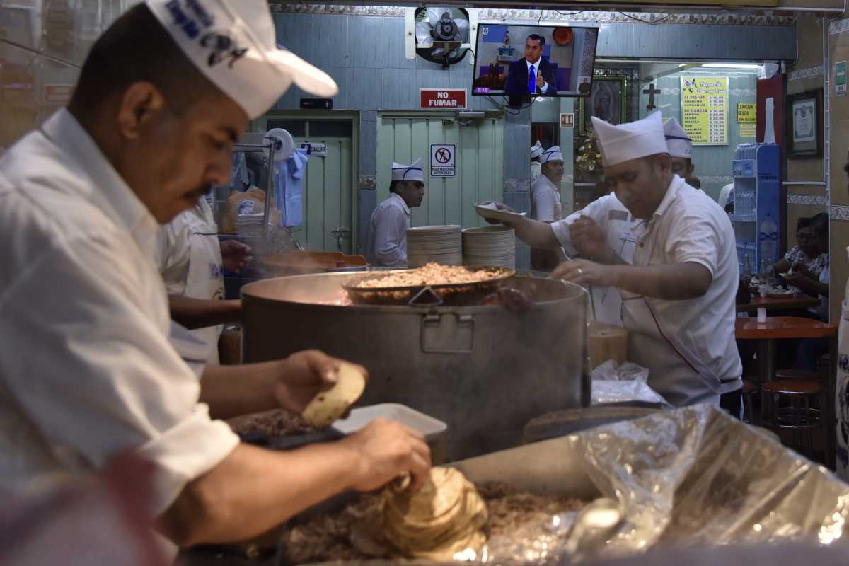 Tacos de cabeza en la CDMX