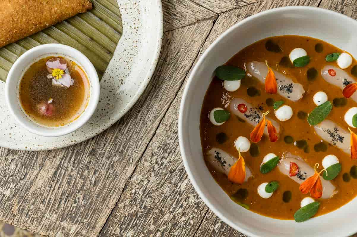 Platillo del menú de NM Culinary