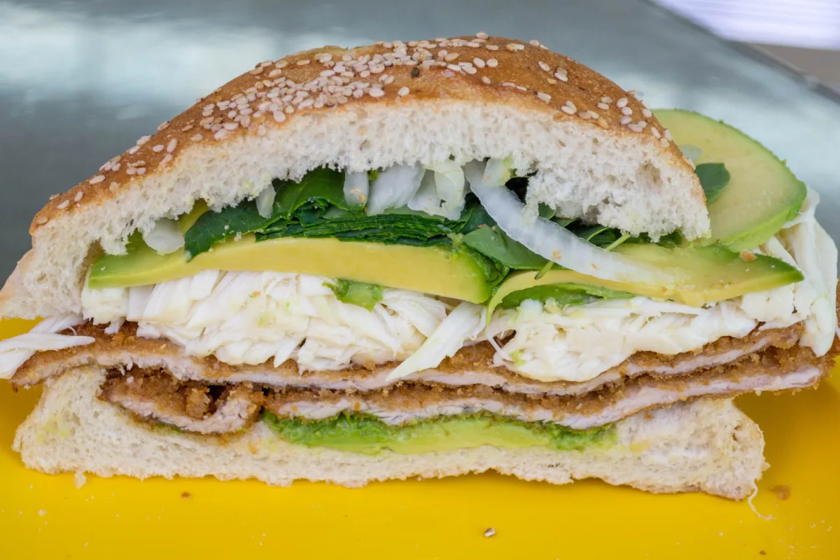 Cemita, comida tipica de Puebla