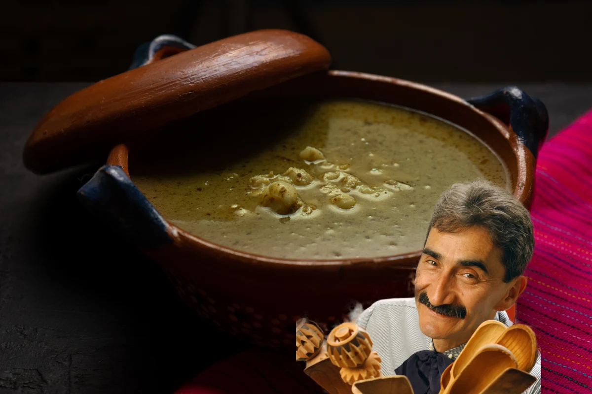 Esta es la mejor receta de pozole verde de Oaxaca que Yuri de Gortari preparó hace más de 10 años