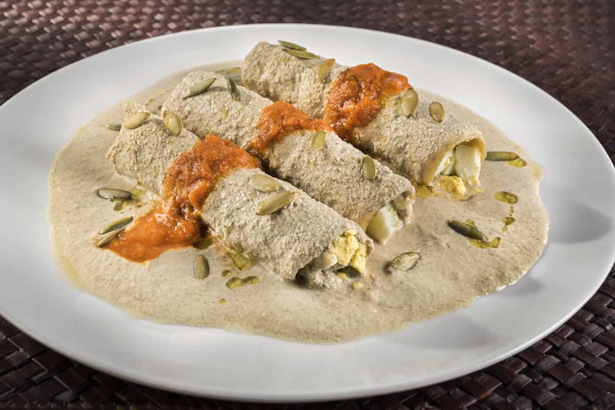 ¡Cremosa y deliciosa! Así queda esta sencilla receta de papadzules