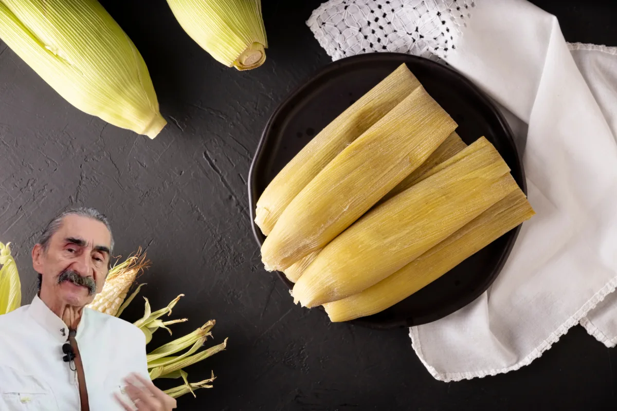 Receta tradicional del picte de elote o tamal de elote de Chiapas preparada por Yuri de Gortari
