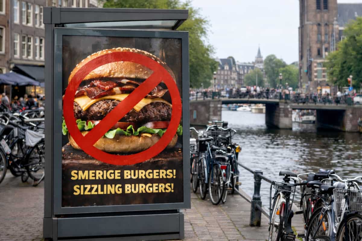 Ámsterdam prohibe anuncios publicitarios con productos cárnicos